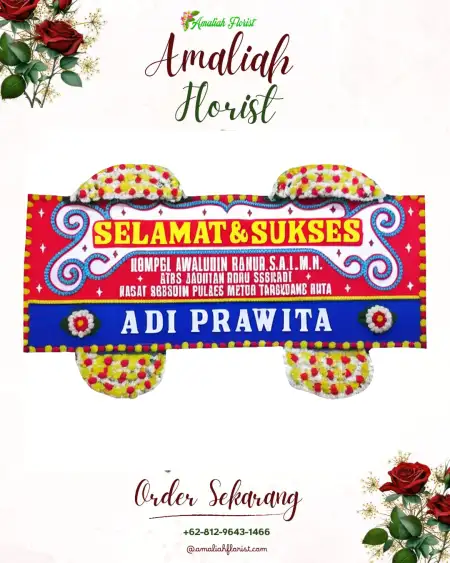 Papan Bunga Ucapan Selamat Purwaraja